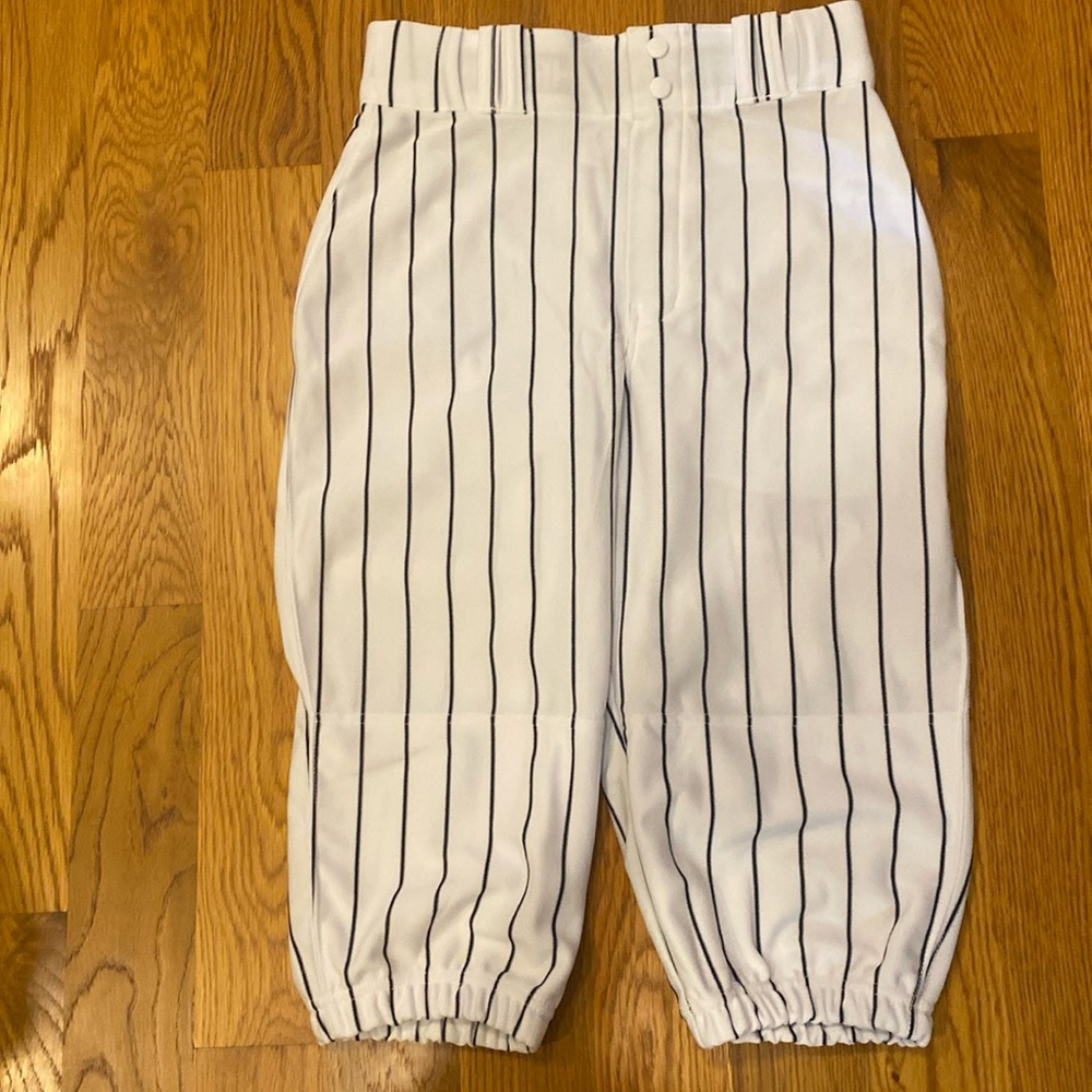 Champro Baseball Pants white & blue size small (b)